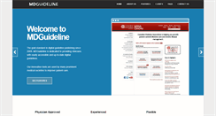 Desktop Screenshot of mdguideline.com